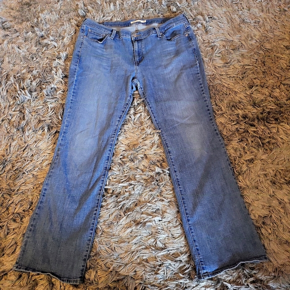 LEVIS Classic Bootcut Sz 18W - Picture 3 of 5